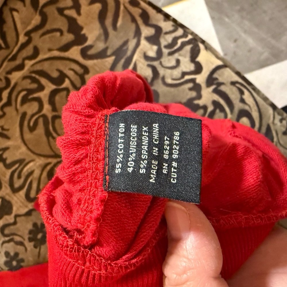 BCBGMaxAzria Scarlet Red Top